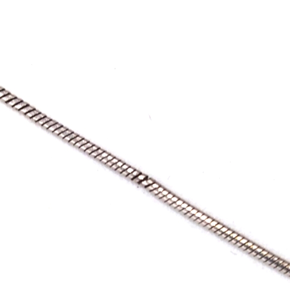 Vintage Black Onyx Gemstone Sterling Silver Pendant Necklace - Picture 7 of 8